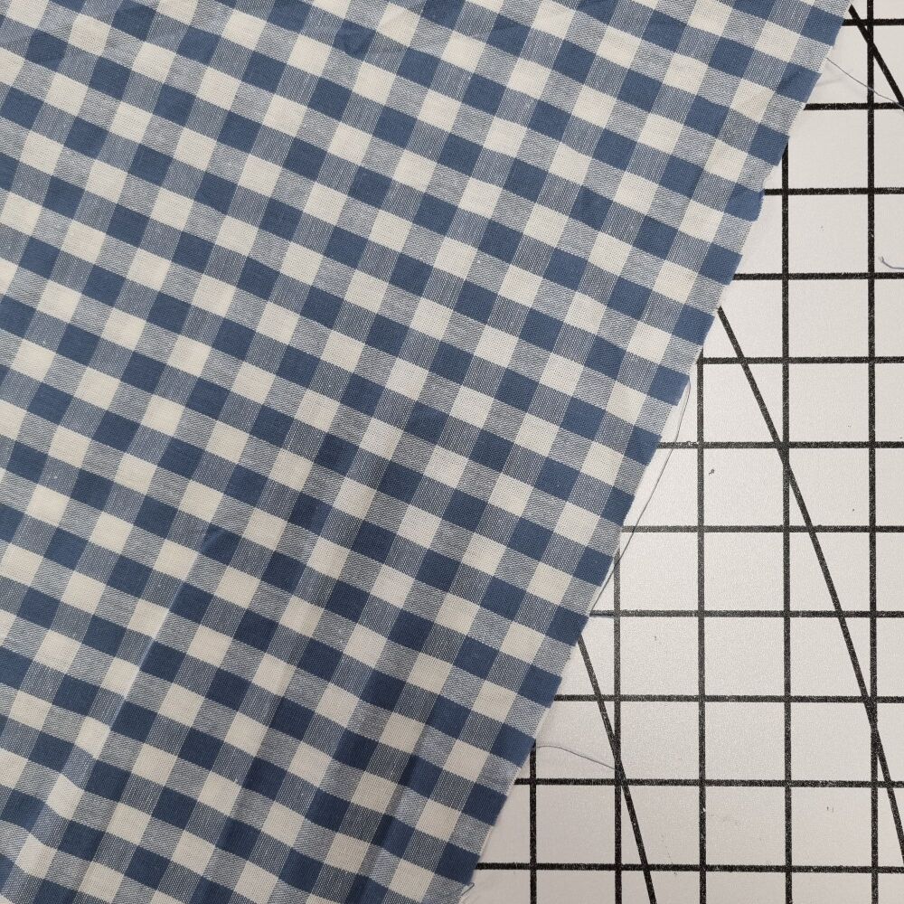 Small Cotton Gingham - Cornflower Blue