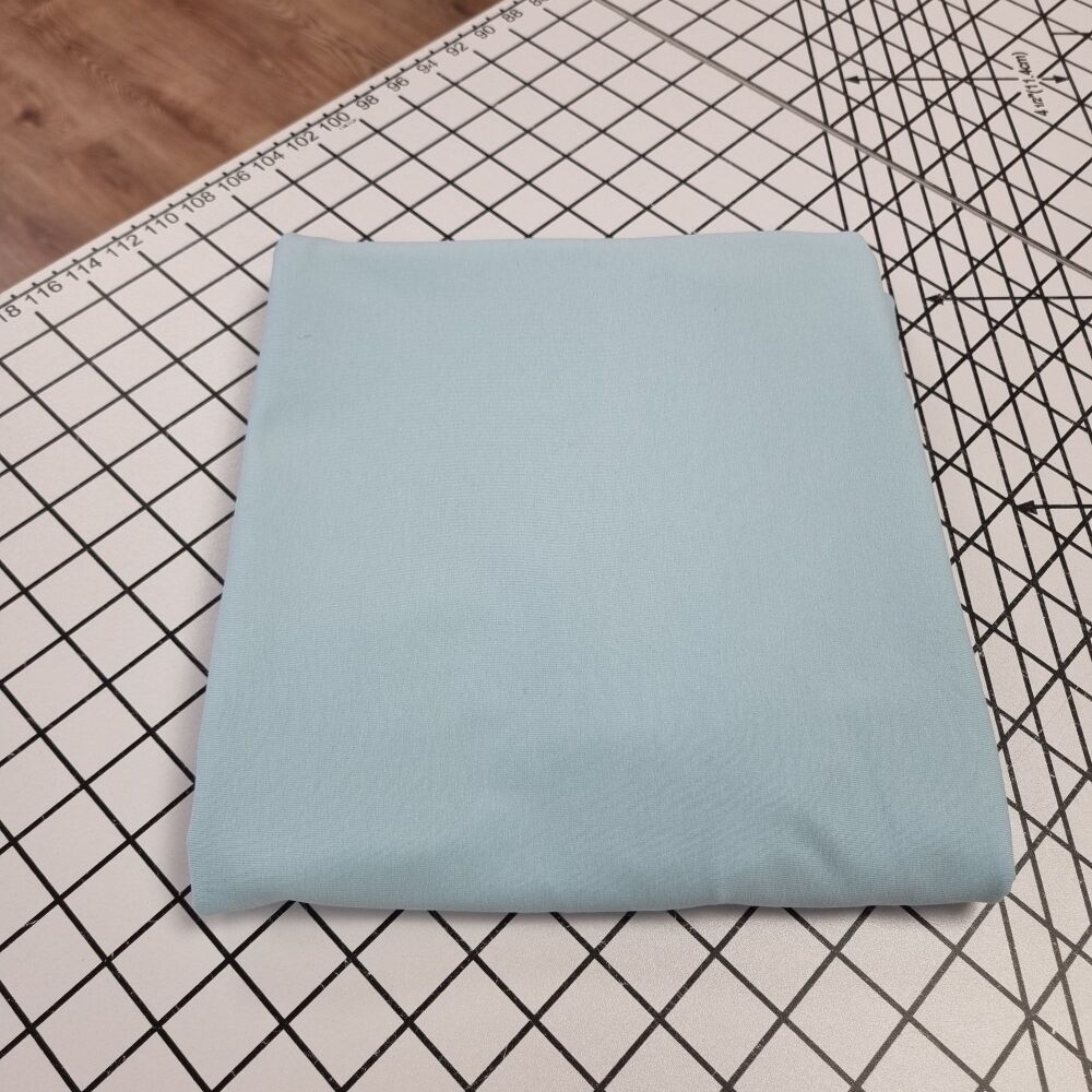 Sky Blue Cotton Jersey REMNANT 116cm x 150cm