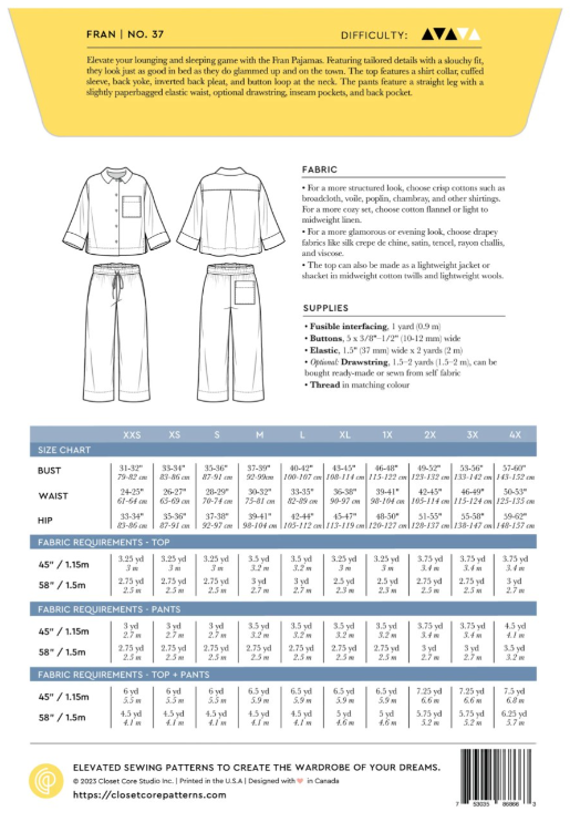 Fran Pajamas - Closet Core