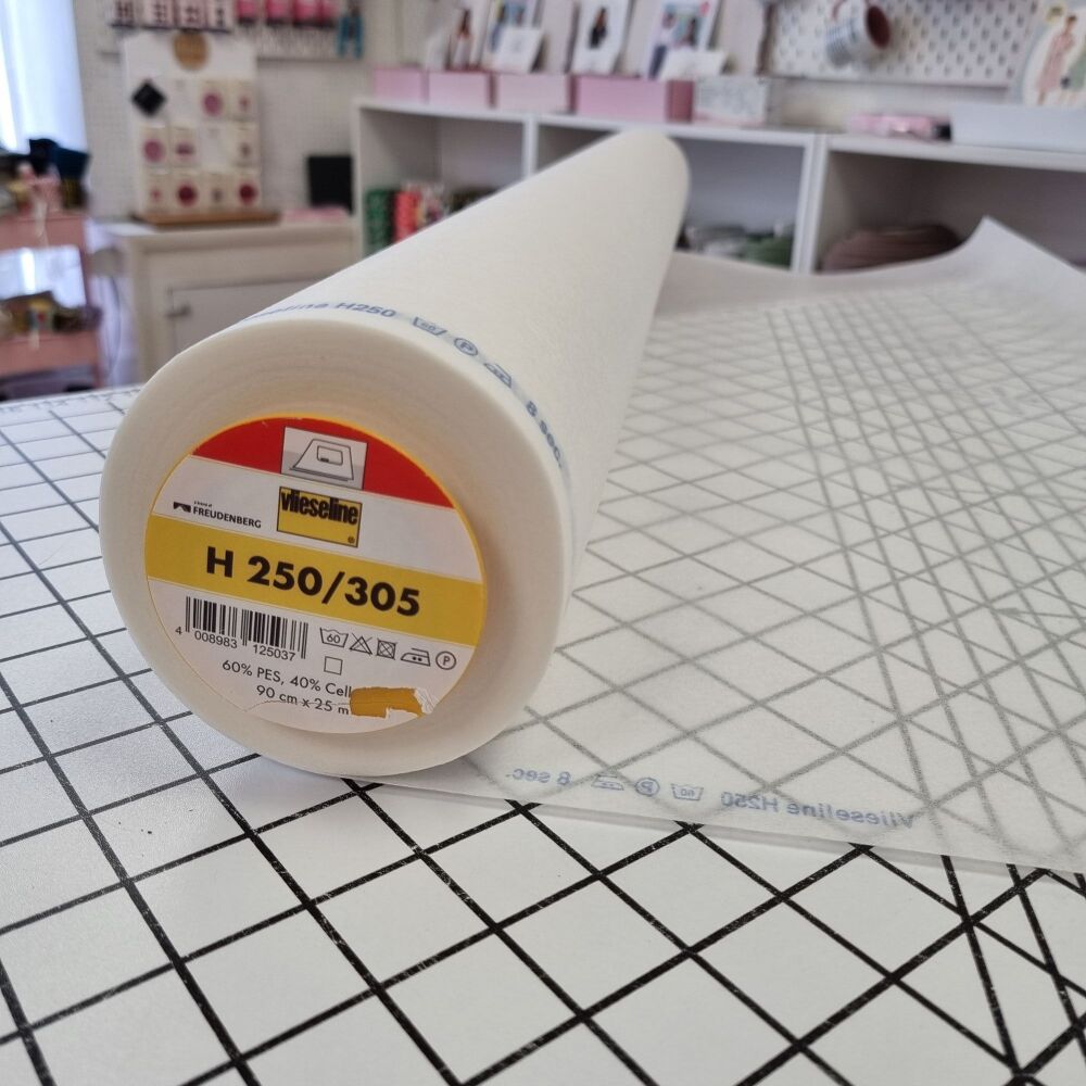 Heavyweight Iron On Interfacing - White