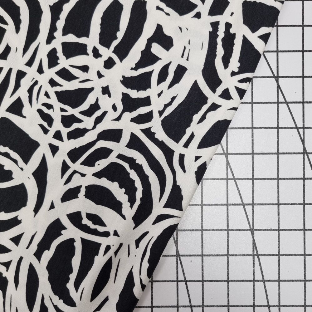 Abstract Swirls - Viscose Jersey
