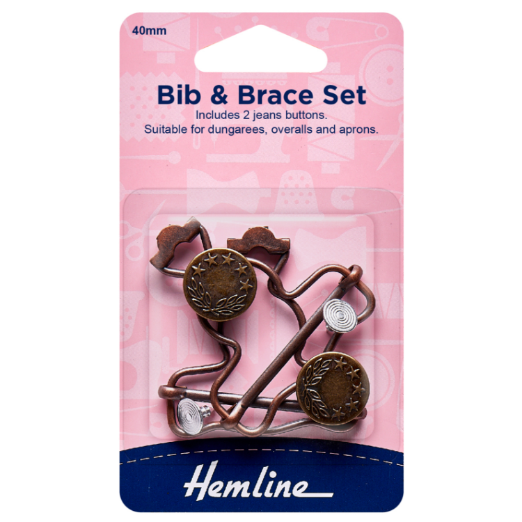 Bronze Dungaree Buckle: Bib & Brace Set