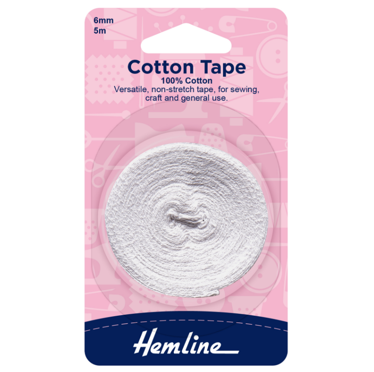 Cotton Tape - 6mm
