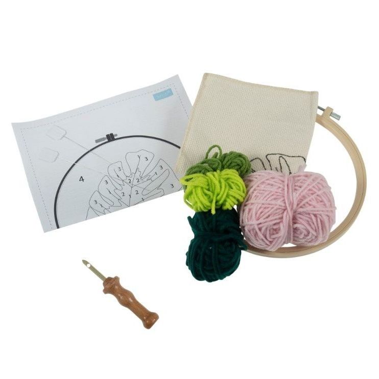 Cheese Plant - Punch Needle Hoop Kit