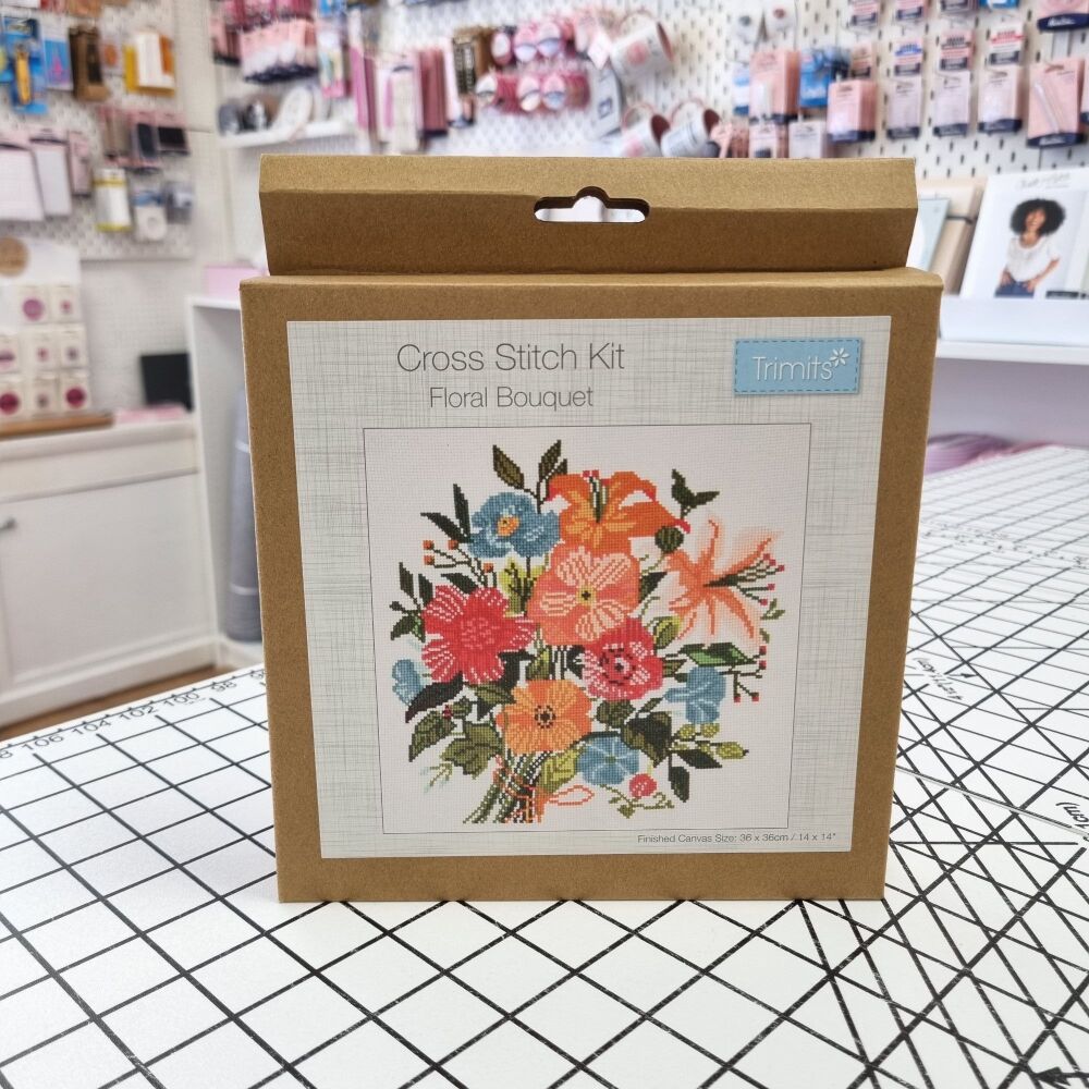 Floral Bouquet - Counted Cross Stitch Kit