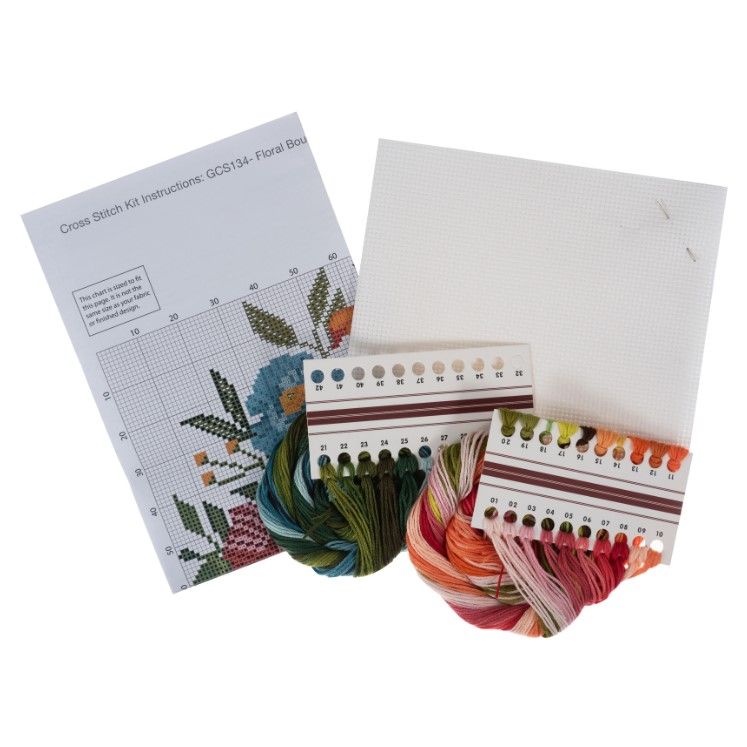 Floral Bouquet - Counted Cross Stitch Kit