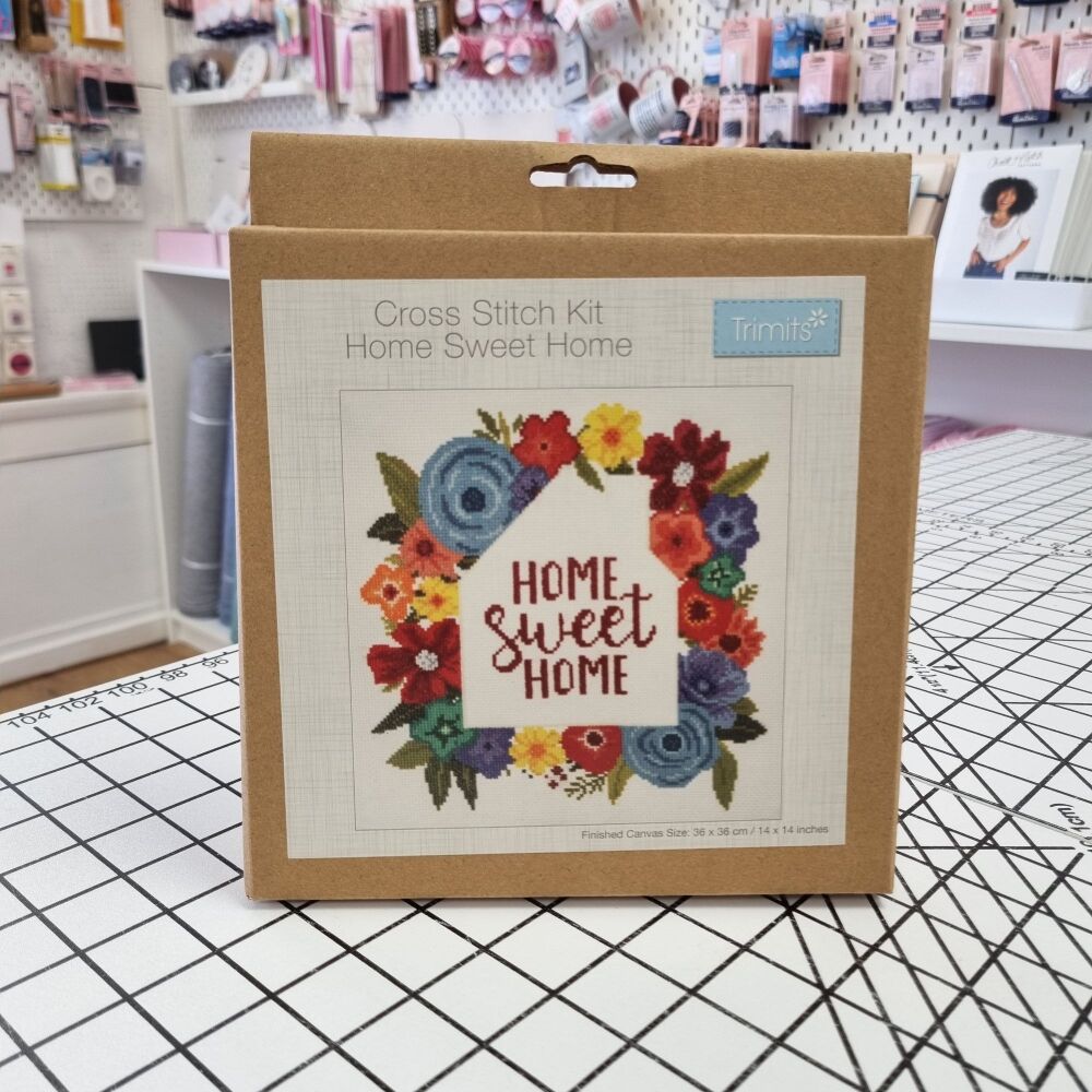 Home Sweet Home - Counted Cross Stitch Kit