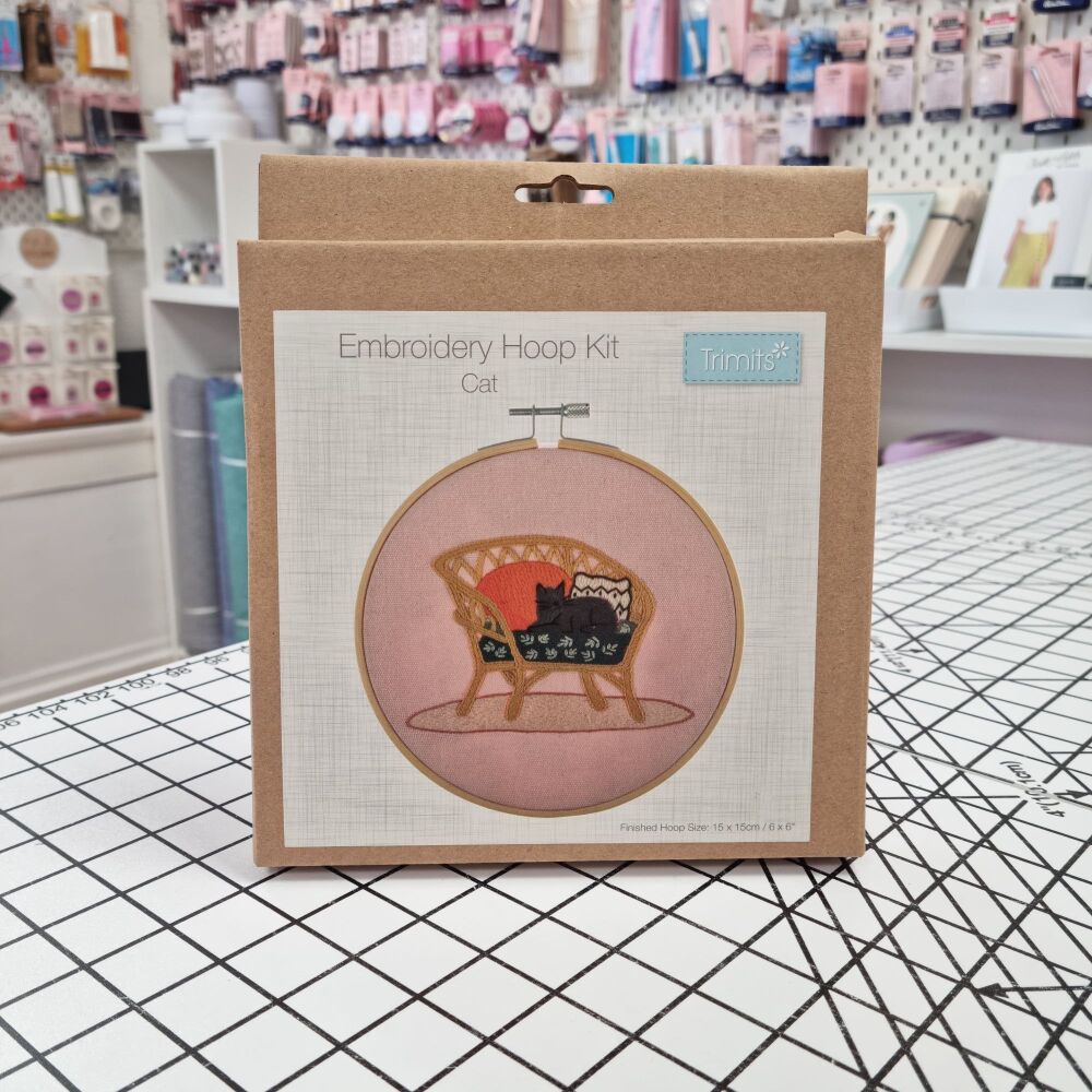 Cat - Embroidery Hoop Kit