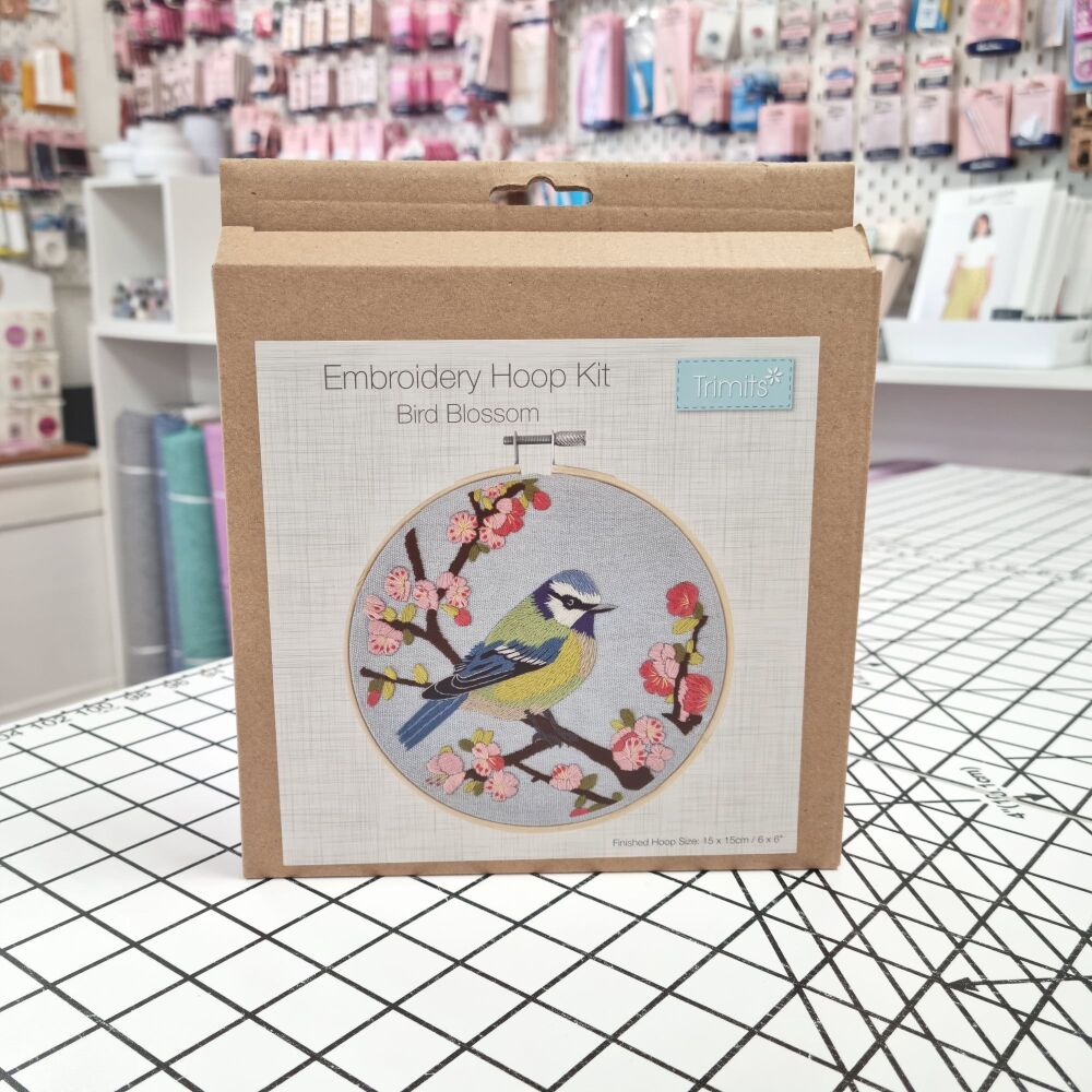 Bird Blossom - Embroidery Hoop Kit