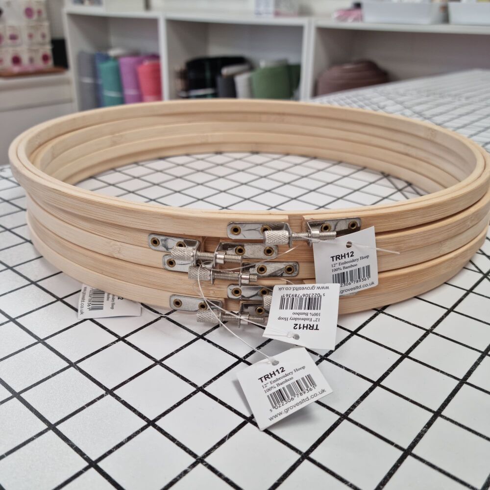 Bamboo Embroidery Hoop - 30.5cm/12"