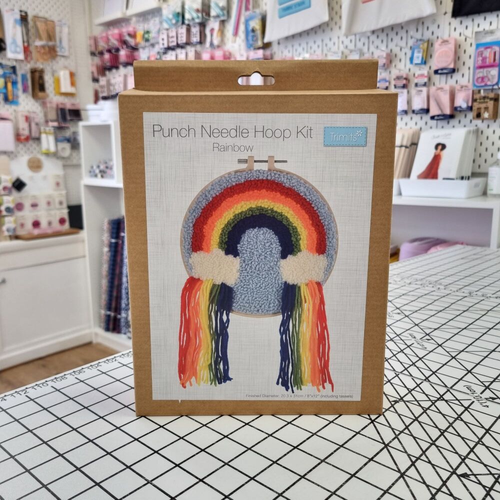 Rainbow - Punch Needle Hoop Kit