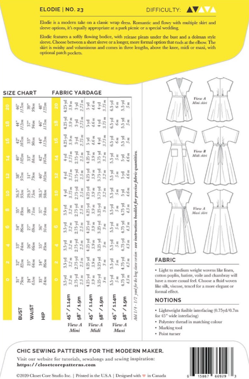 The Elodie Wrap Dress - Closet Core