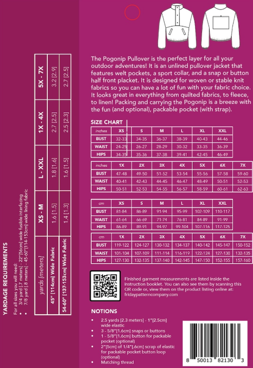 The Pogonip Pullover - Friday Pattern Company