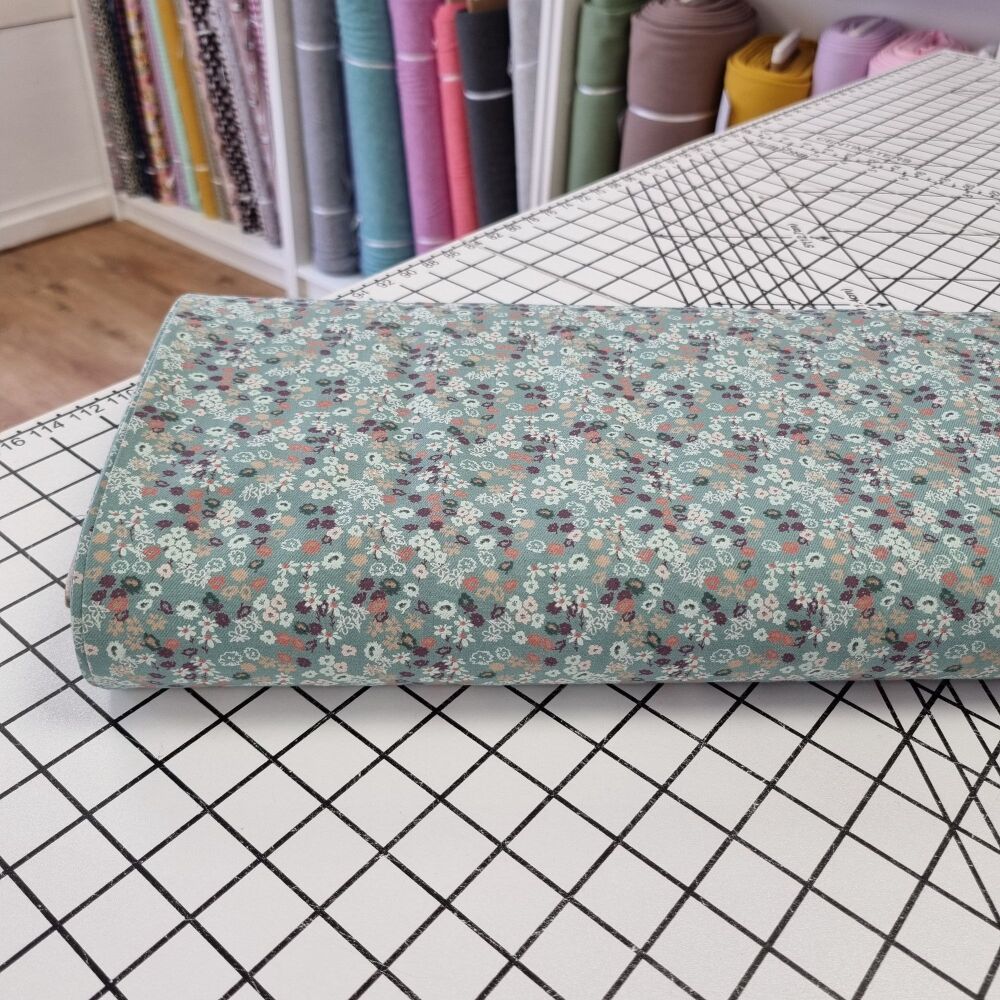 Charlotte Duck Egg - Cotton