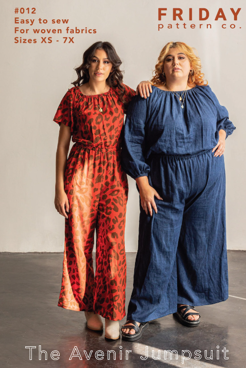 The Avenir Jumpsuit - Friday Pattern Company