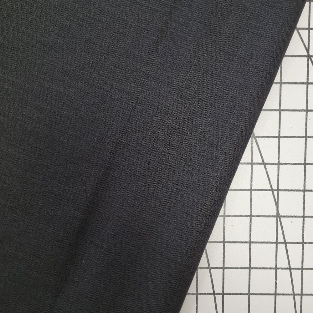 Black - Plain Linen