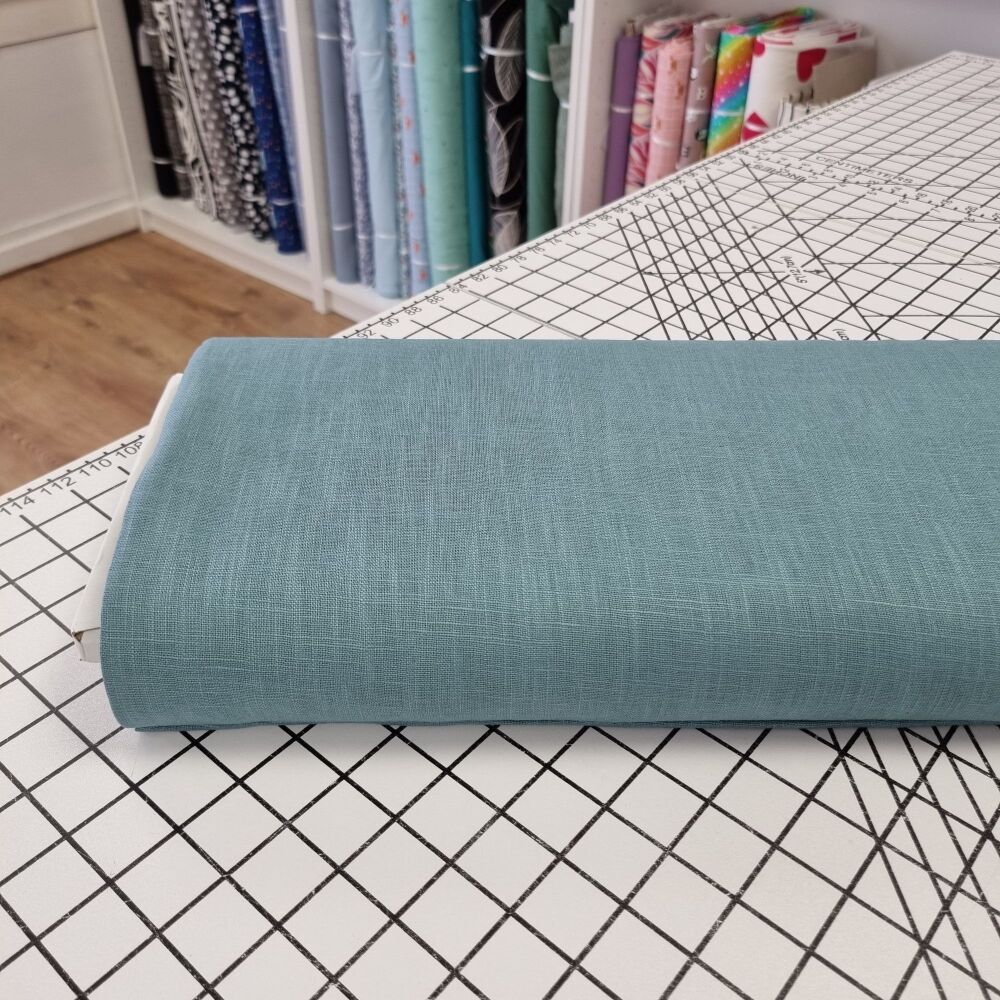 Teal - Enzyme Washed Linen