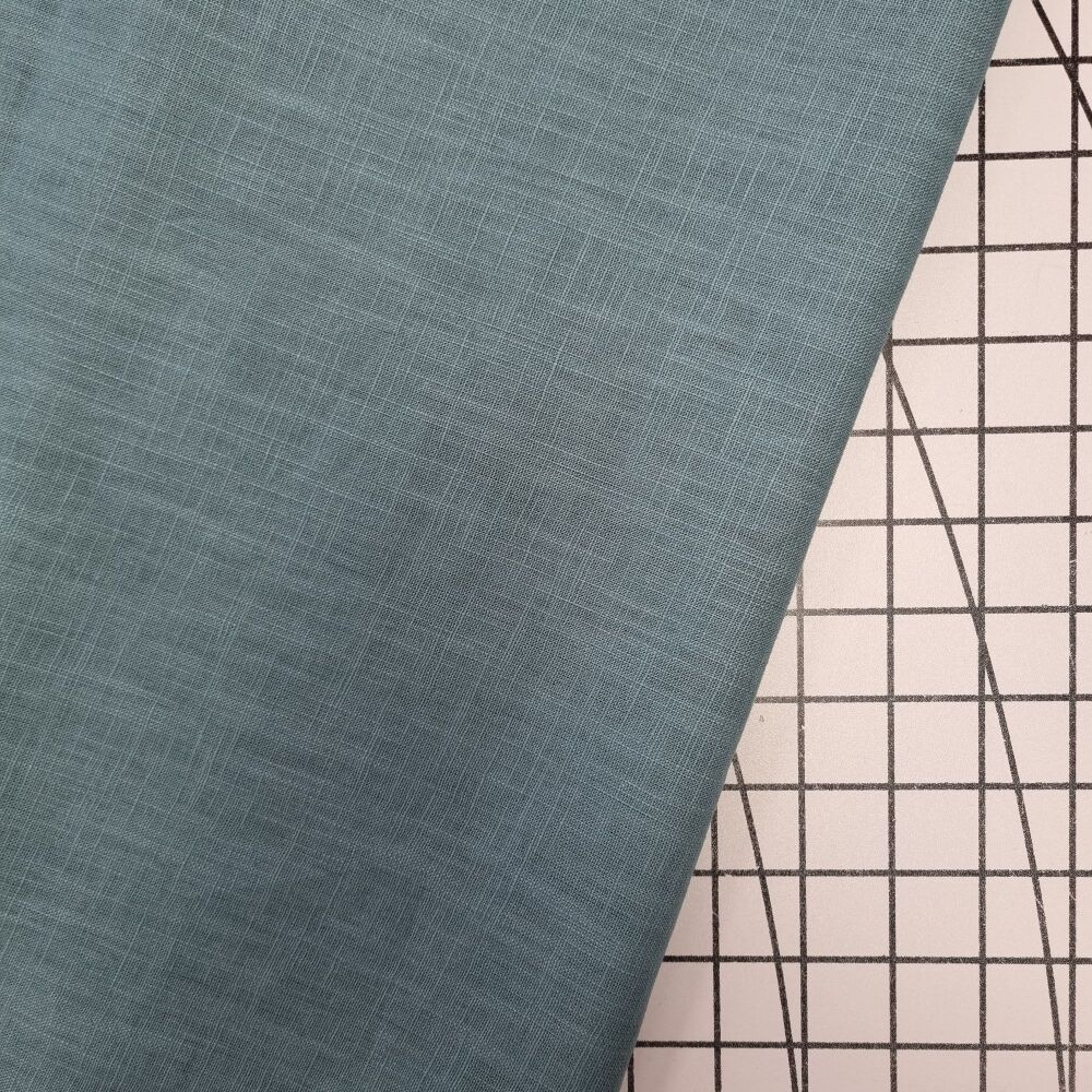 Teal - Plain Linen