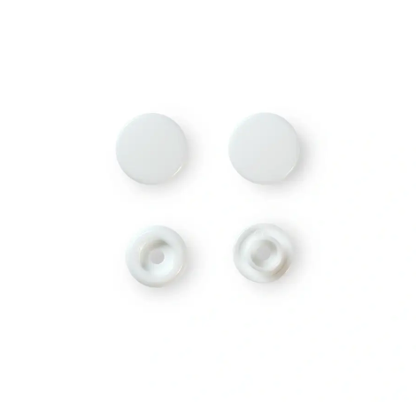Prym 12.4mm Colour Snaps - White