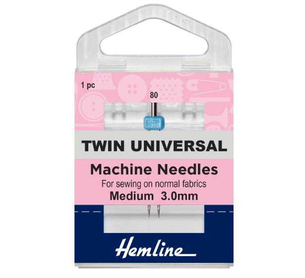 Universal Sewing Machine Twin Needle - 3mm