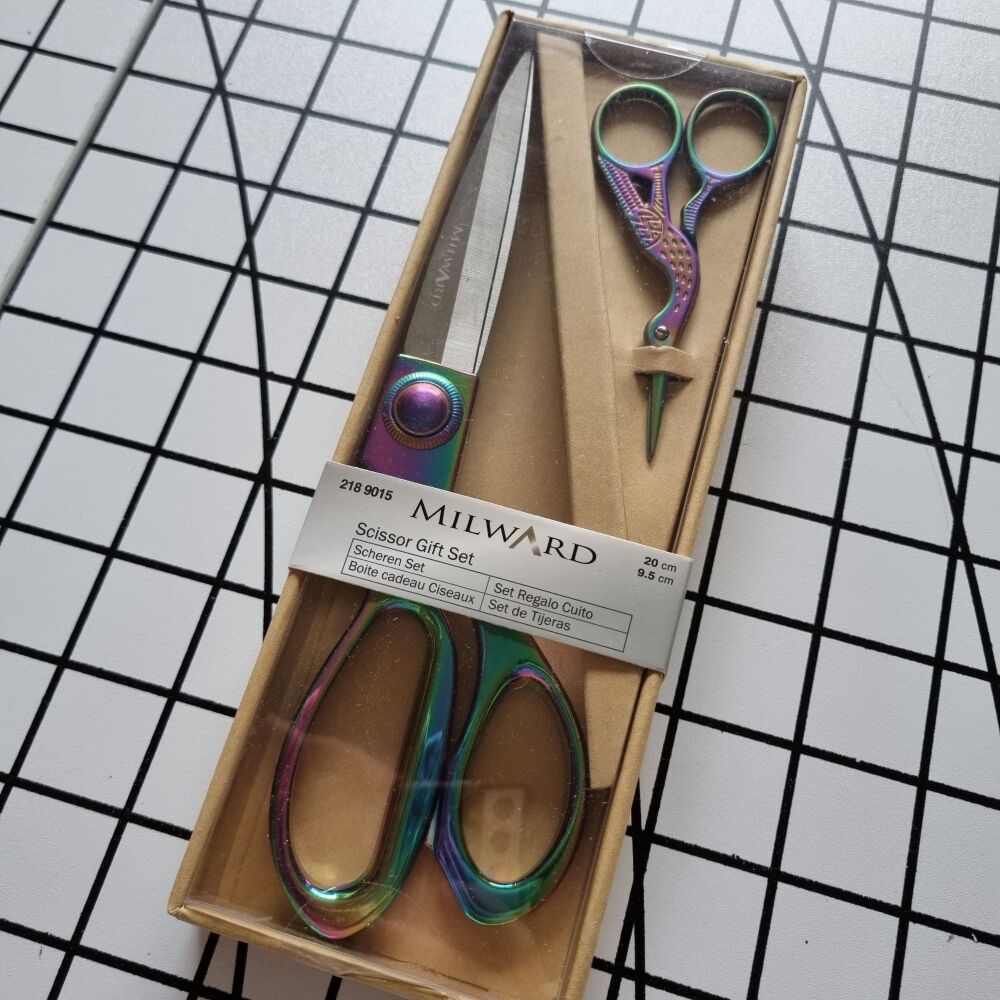 Milward Rainbow Dressmaking & Embroidery Scissors Gift Set