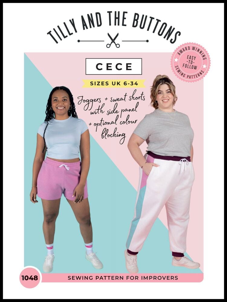 Cece Joggers & Shorts - Tilly and the Buttons Sewing Pattern