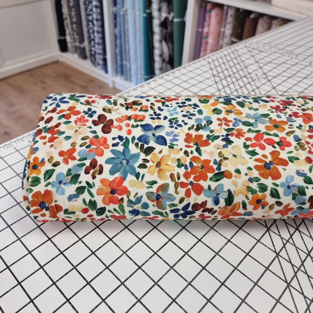 Flower Patch - Viscose Jersey