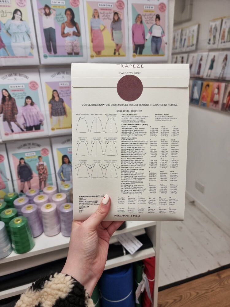 The Trapeze Dress - Merchant & Mills Sewing Pattern