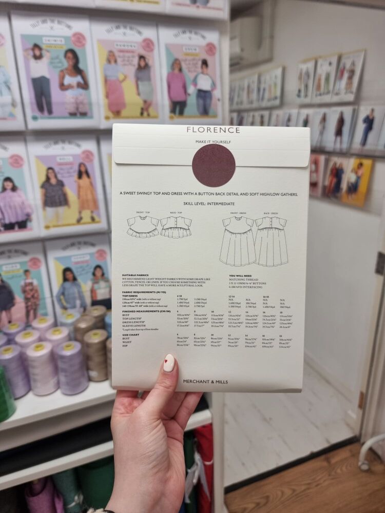 The Florence Dress & Top - Merchant & Mills Sewing Pattern