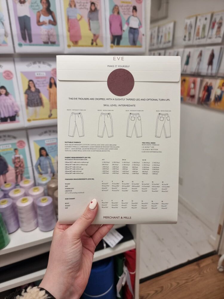 The Eve Trousers - Merchant & Mills Sewing Pattern