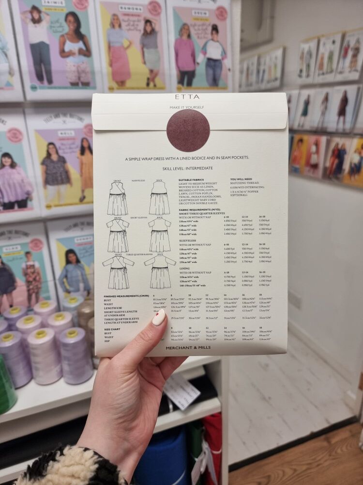 The Etta Dress - Merchant & Mills Sewing Pattern