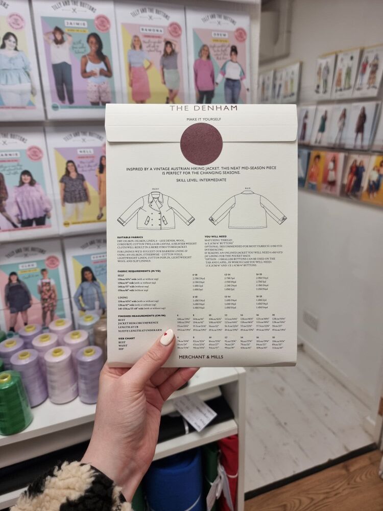 The Denham Jacket - Merchant & Mills Sewing Pattern