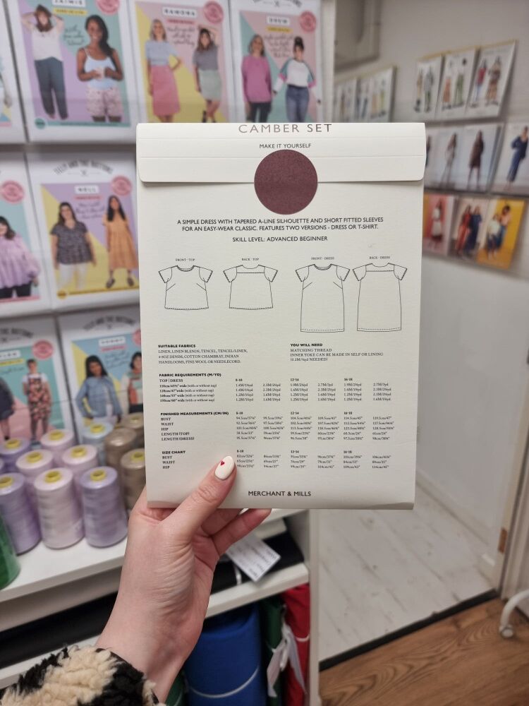 The Camber Set - Merchant & Mills Sewing Pattern
