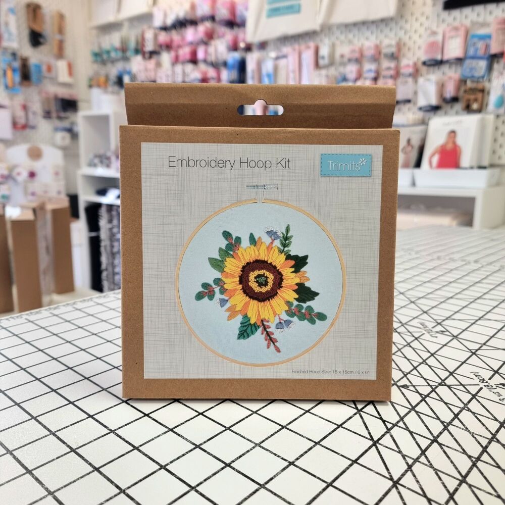 Sunflower - Embroidery Hoop Craft Kit