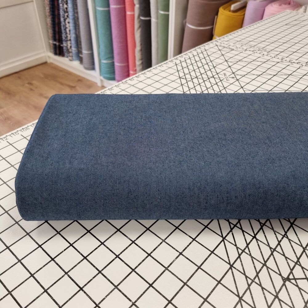 Medium Blue - Stretch Denim