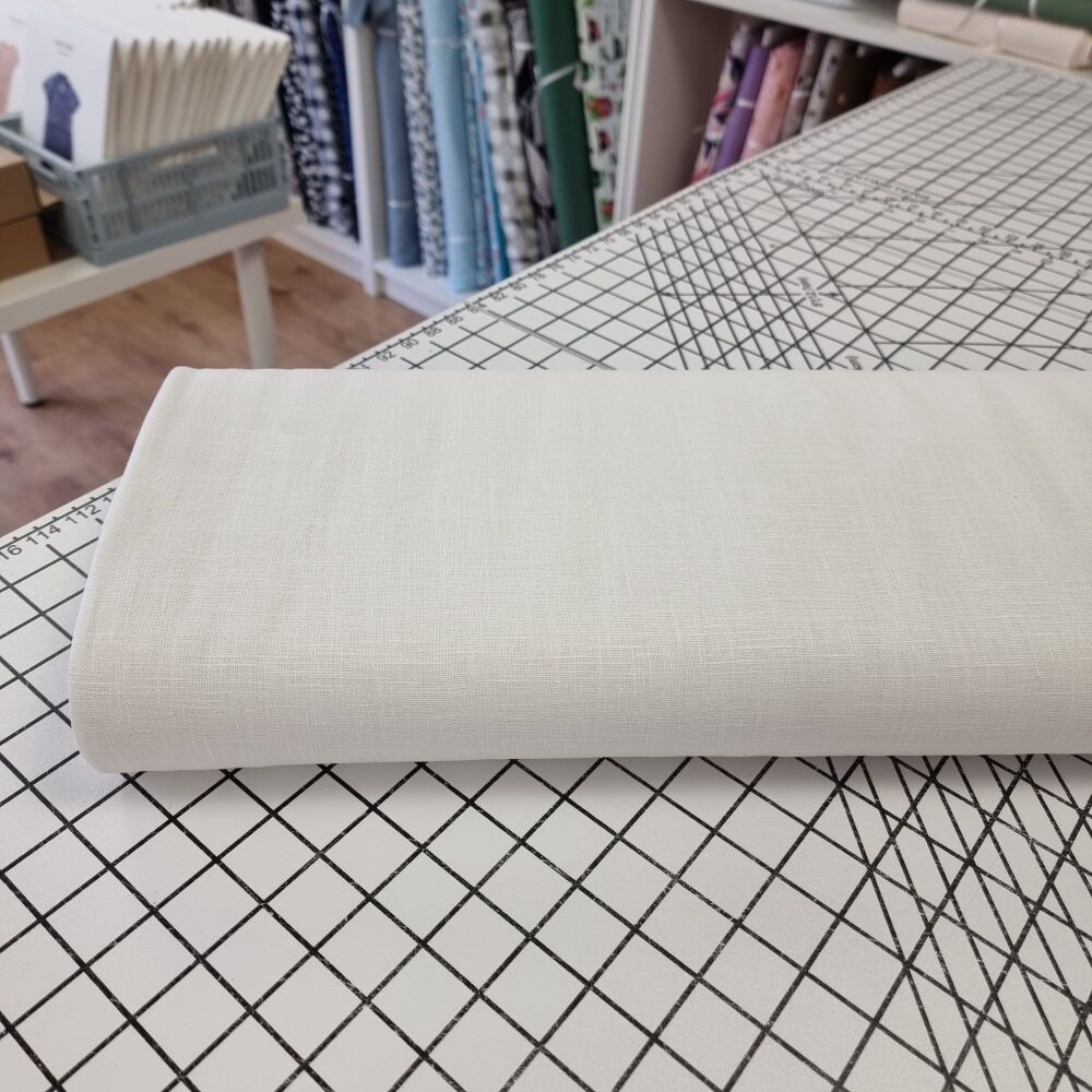White - Plain Linen