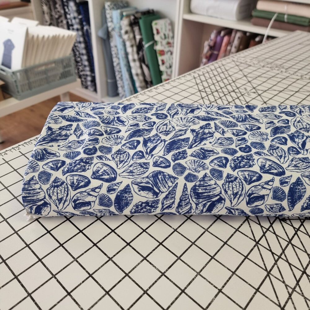 Seashells - Viscose Linen
