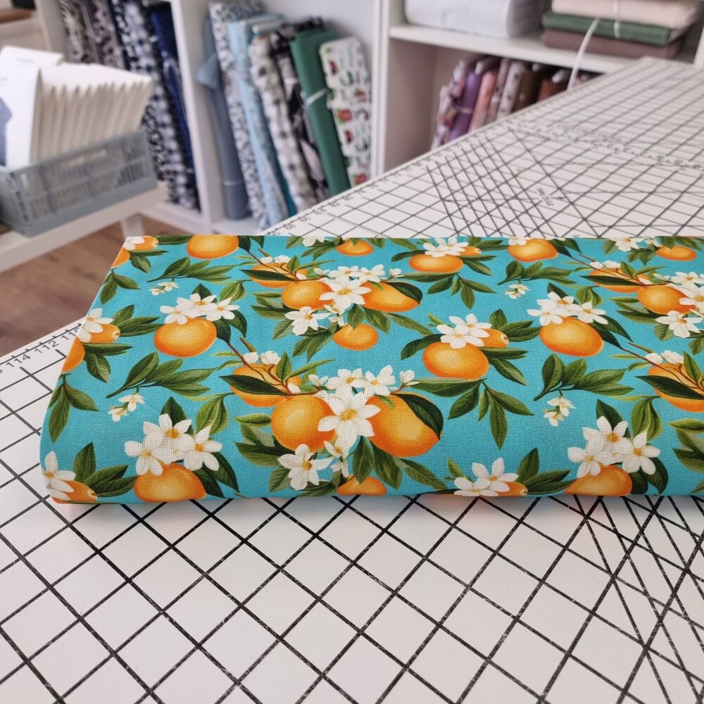 Oranges - Viscose Linen