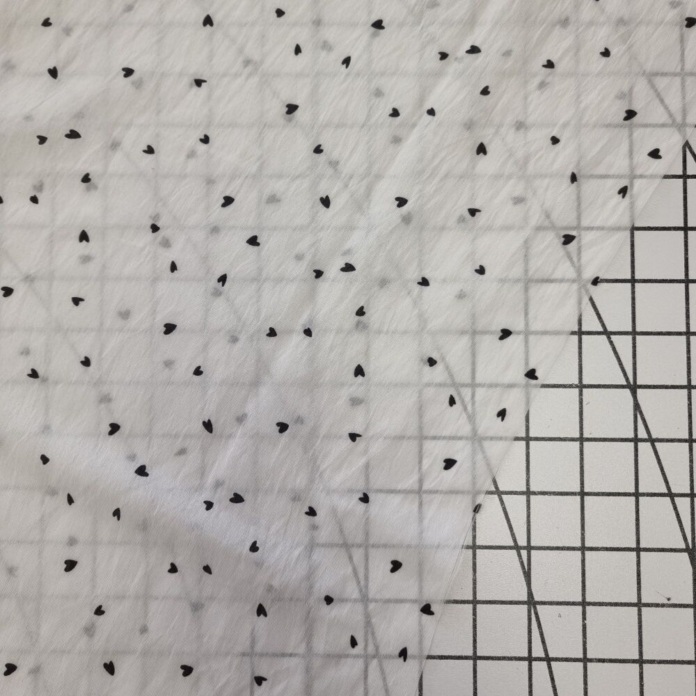 White Hearts - Viscose