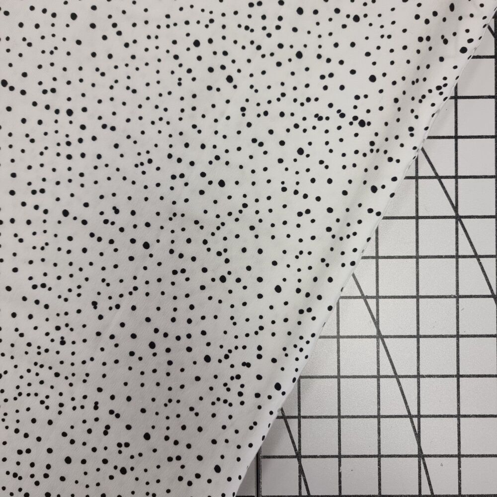 White Spots - Cotton Jersey