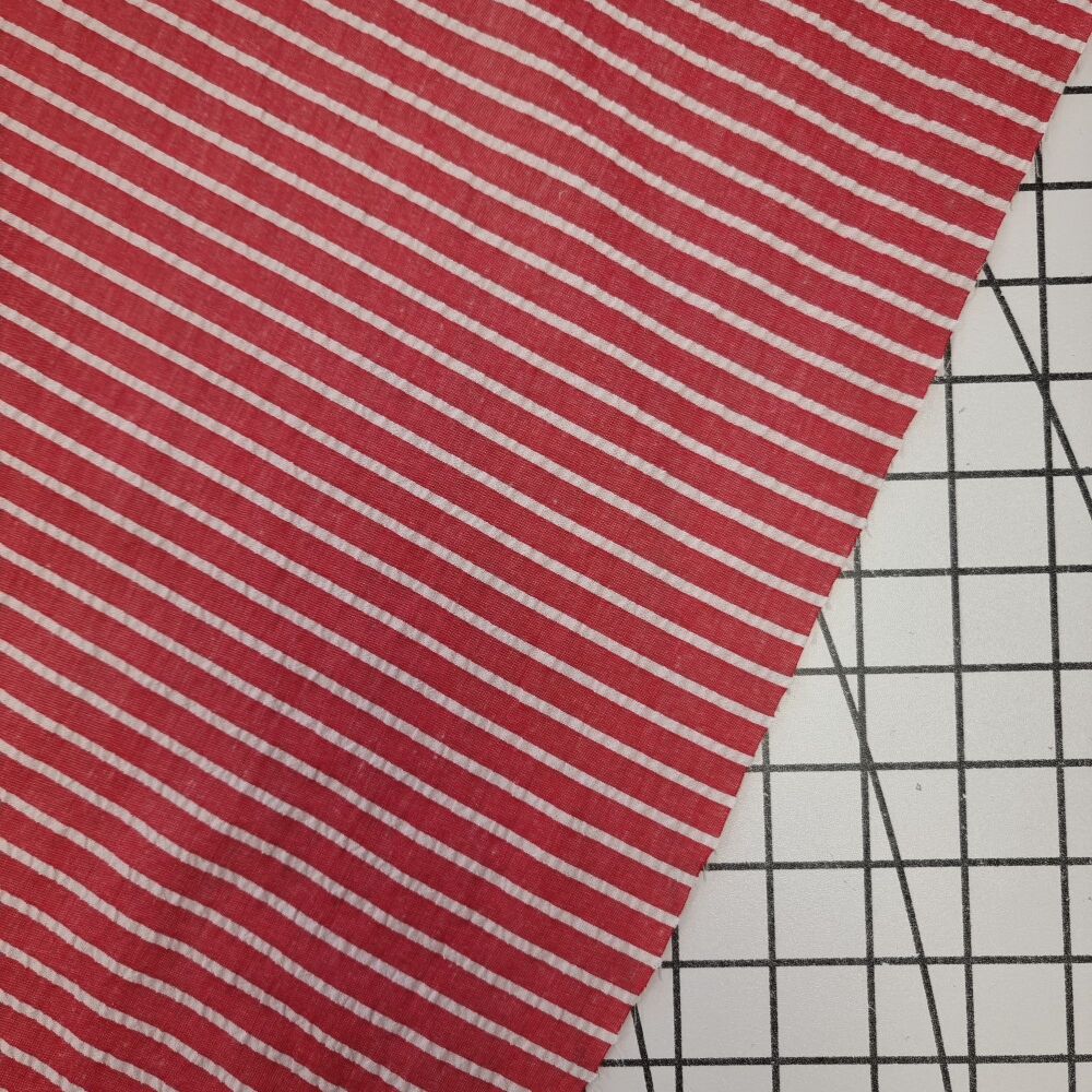 Red Stripe - Seersucker