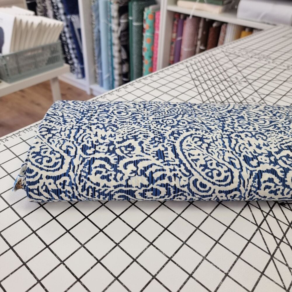 Inky Paisley - Viscose