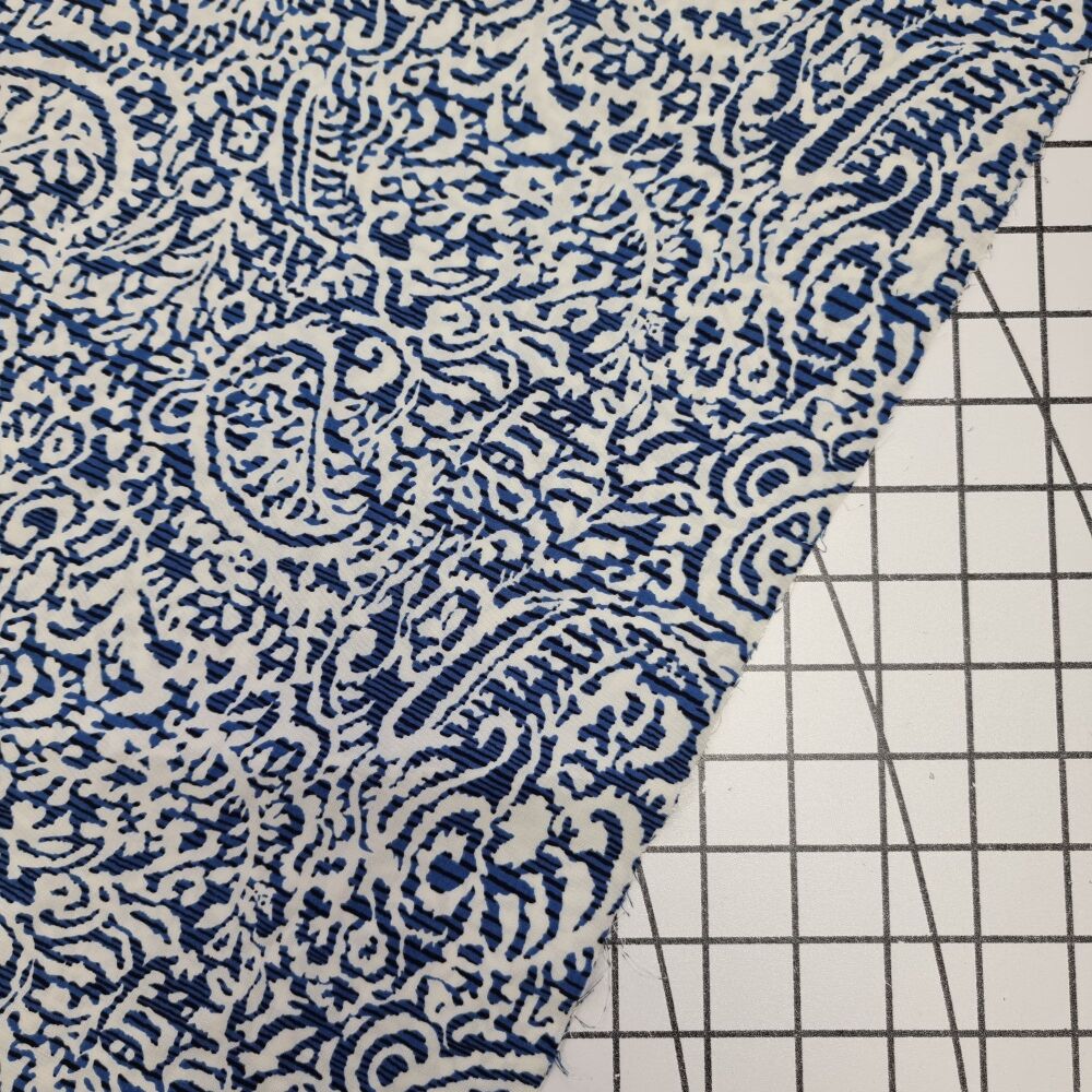 Inky Paisley - Viscose