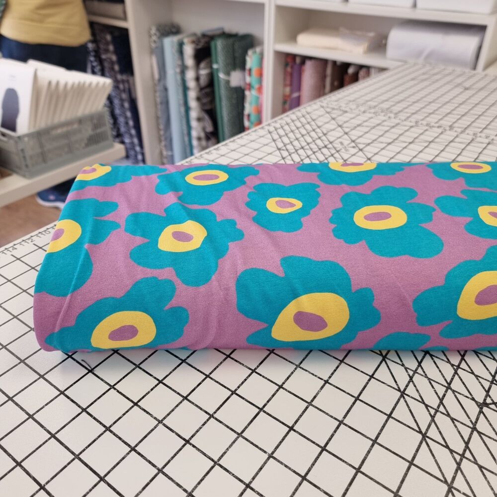 Groovy Flowers - Viscose Jersey