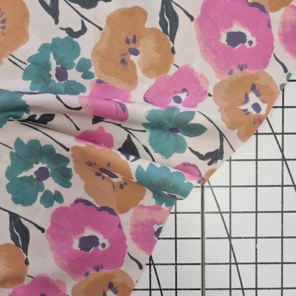 Vintage Flowerbed - Cotton