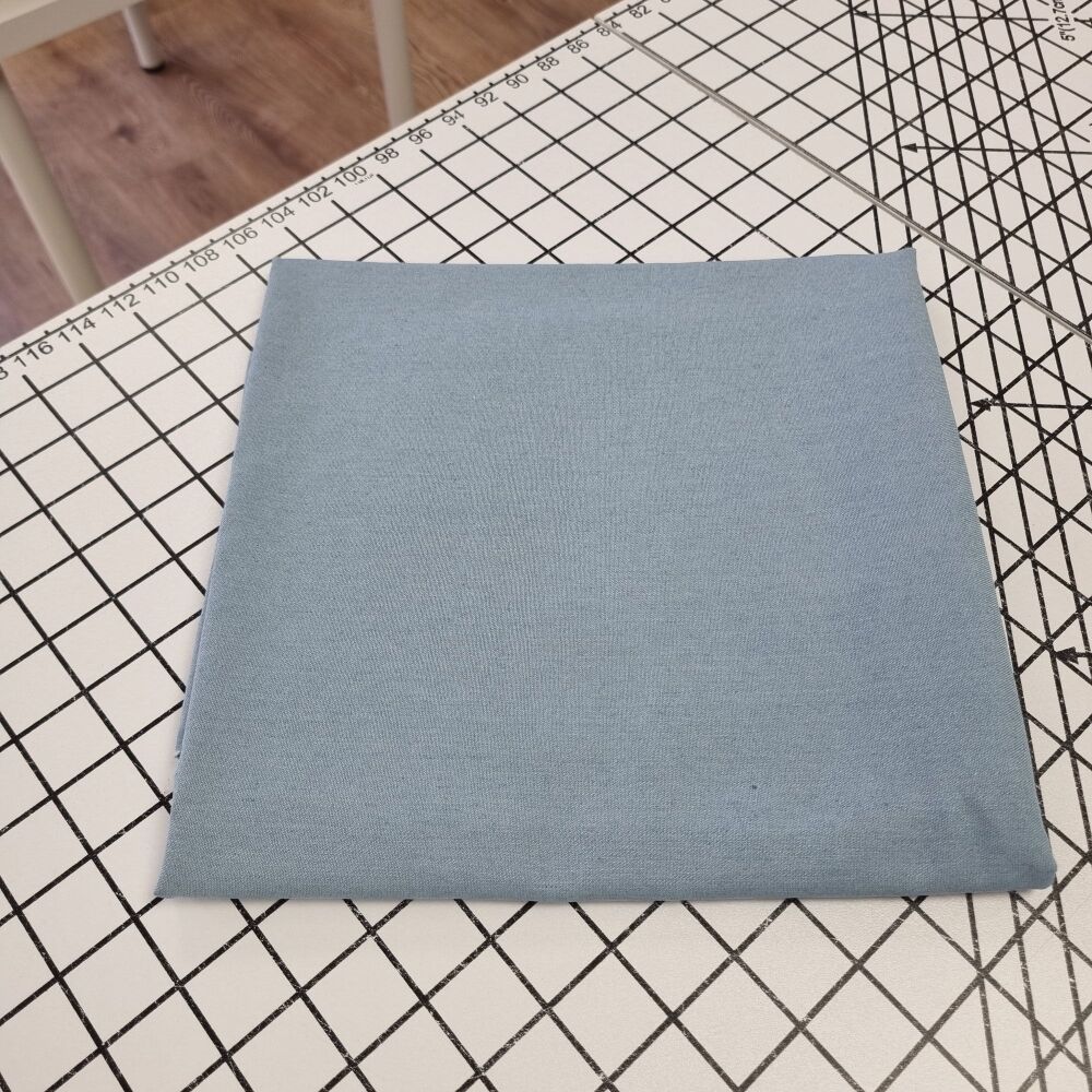 Light Blue Stretch Denim - REMNANT - 100cm x 140cm