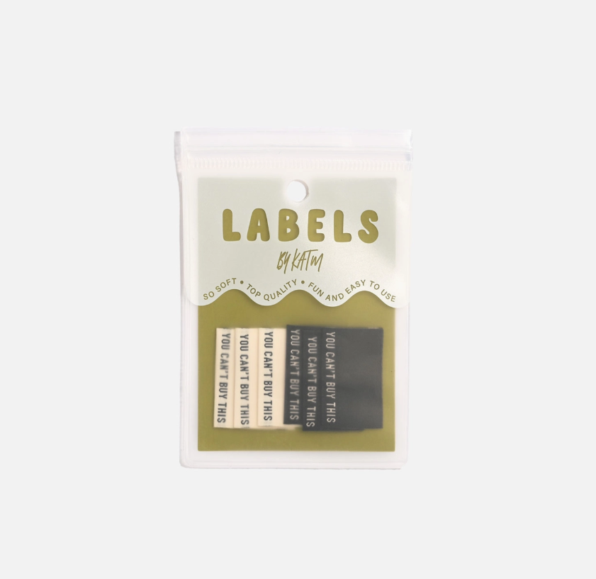 'You Can't Buy This' (Matte) Woven Labels - Kylie and the Machine