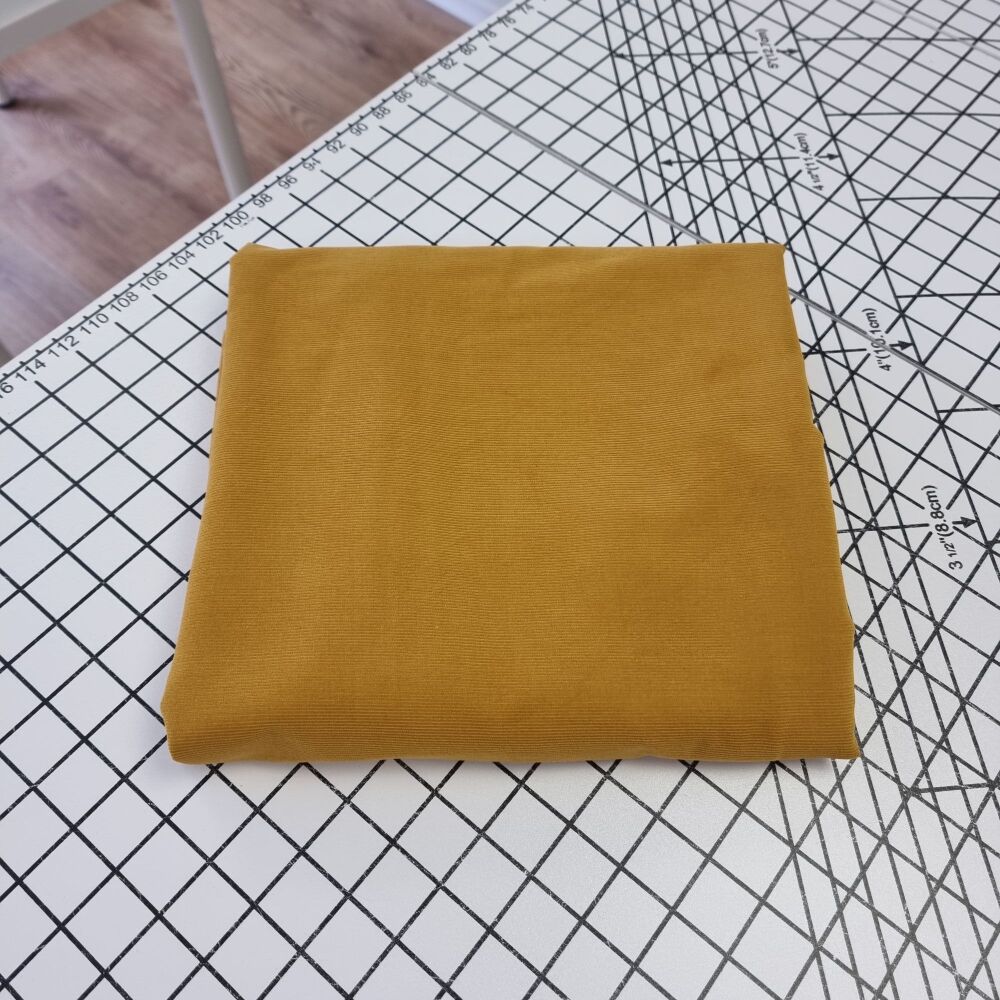 Mustard Babycord - REMNANT - 141cm x 140cm