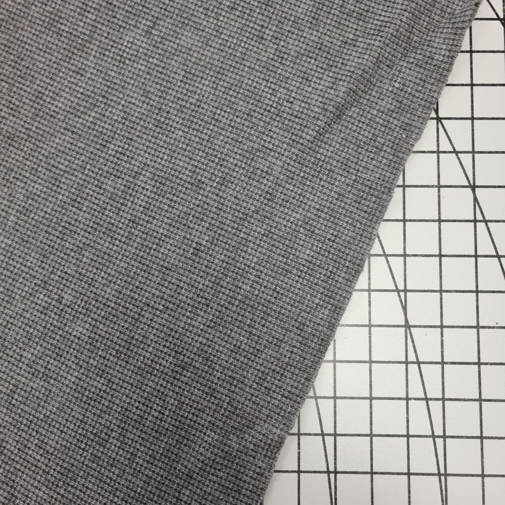 Grey - Knitted Sweatshirting