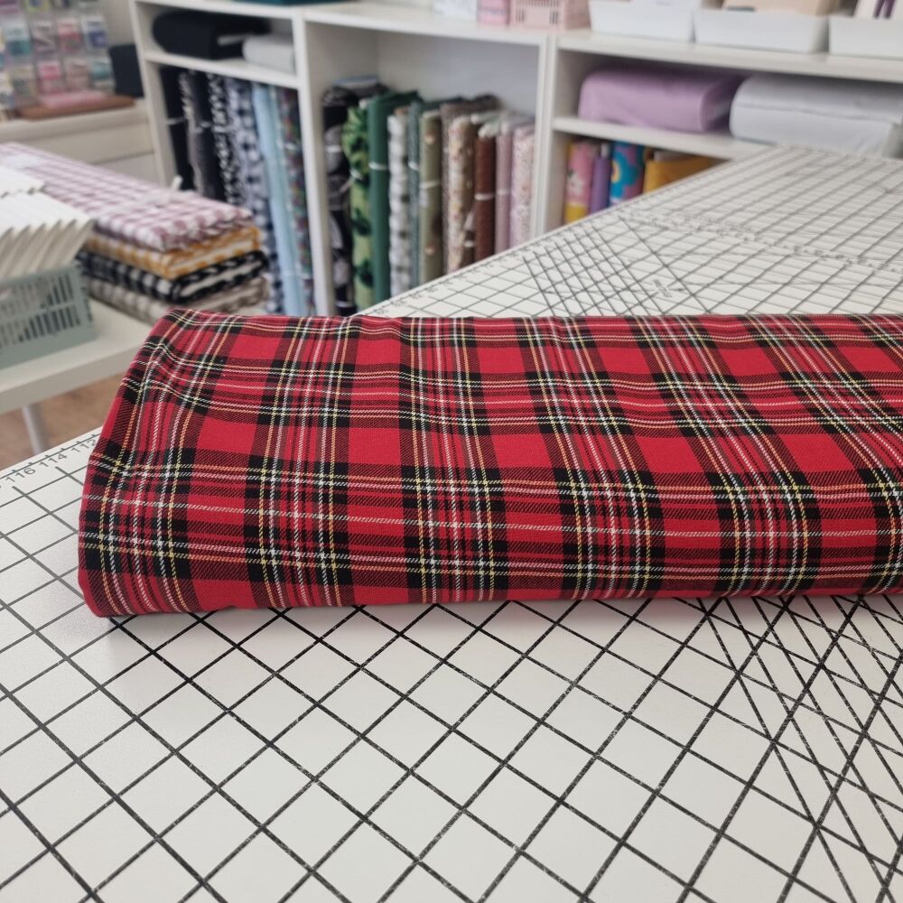Red Tartan - Cotton